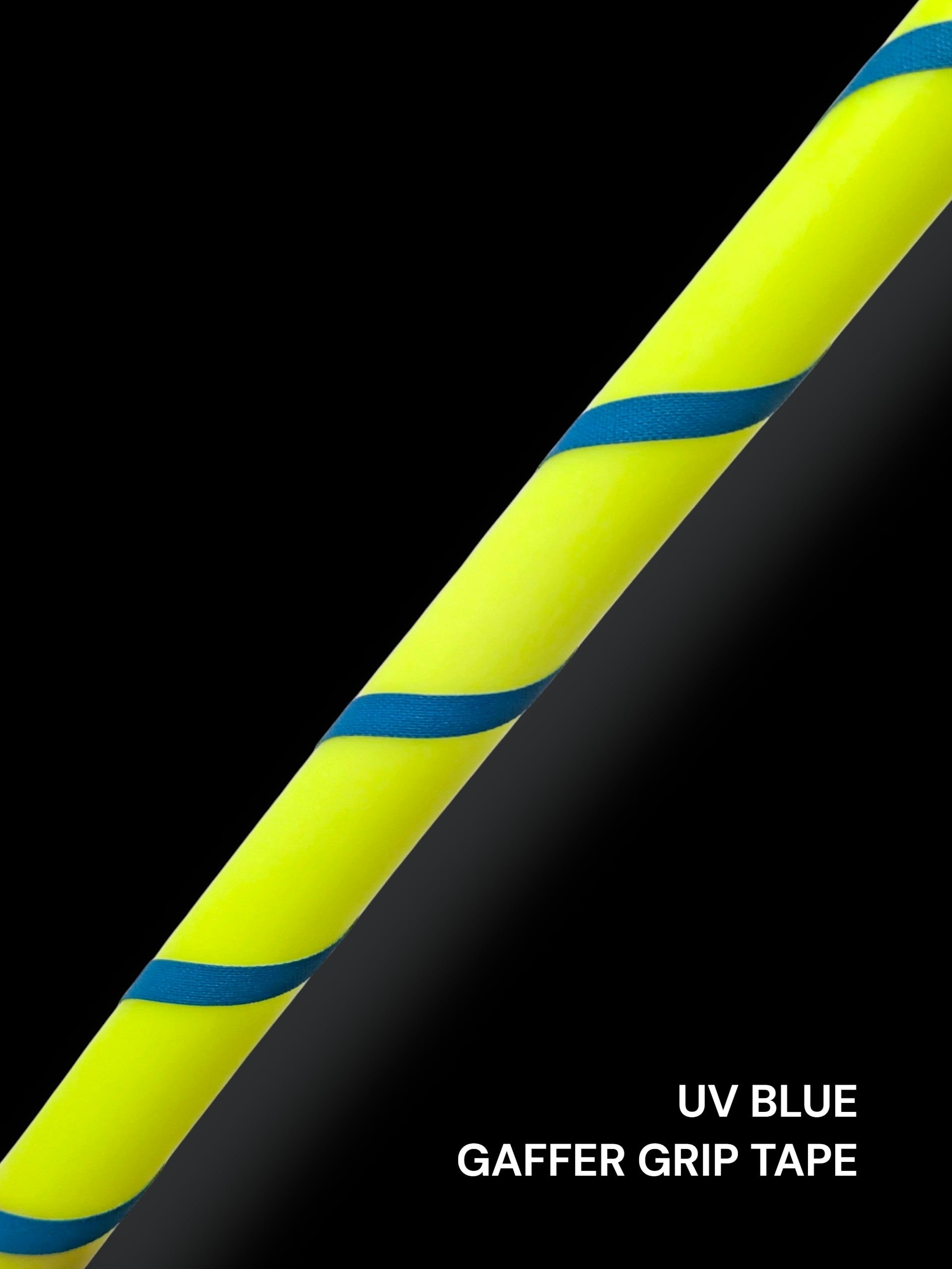 UV Reactive Blue Collapsible Polypro Hula Hoop 5/8" or 3/4”
