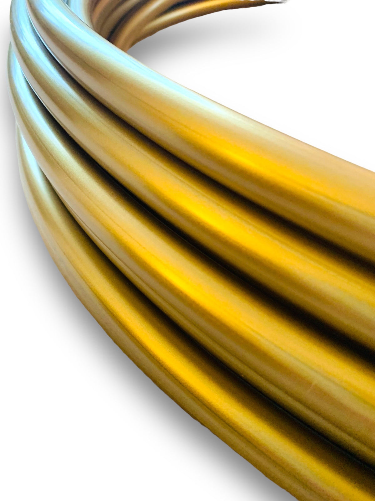 Champagne Gold Color-Shifting Collapsible Polypro Hula Hoop 5/8" or 3/4”