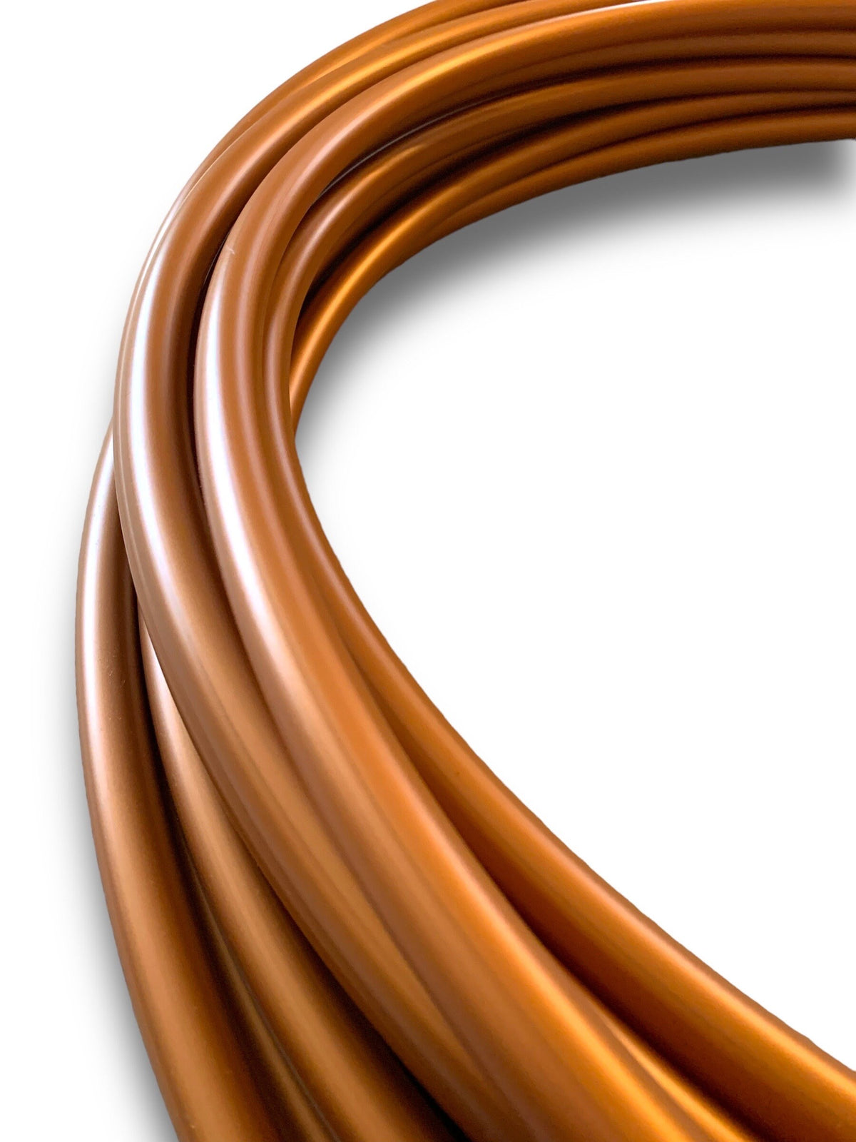 Copper Metallic Color-Shifting Collapsible Polypro Hula Hoop 5/8" or 3/4”