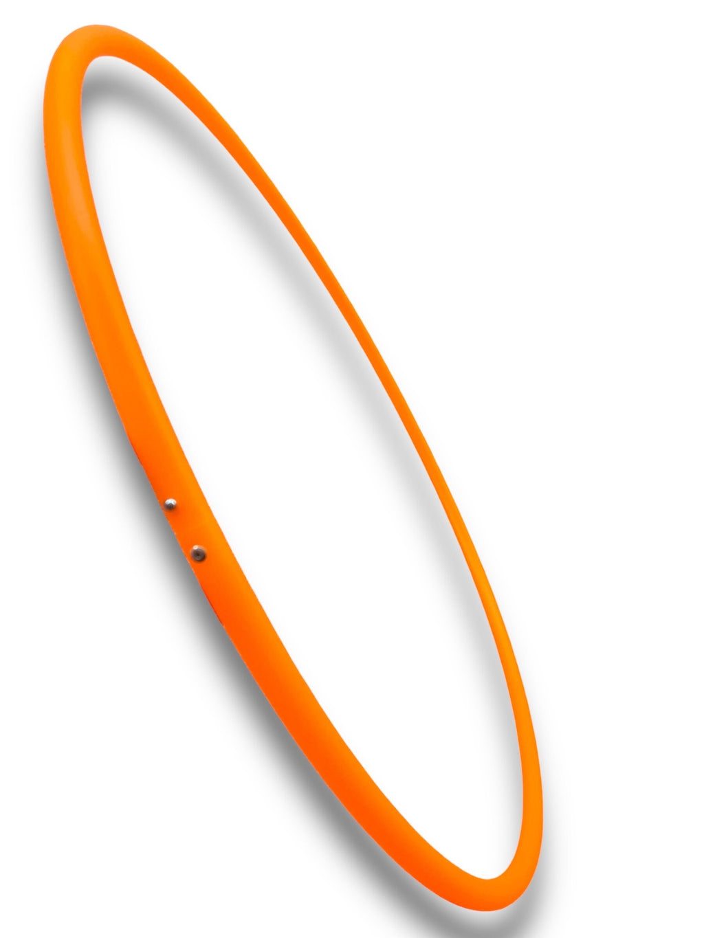 UV Reactive Orange Collapsible Polypro Hula Hoop 5/8" or 3/4”