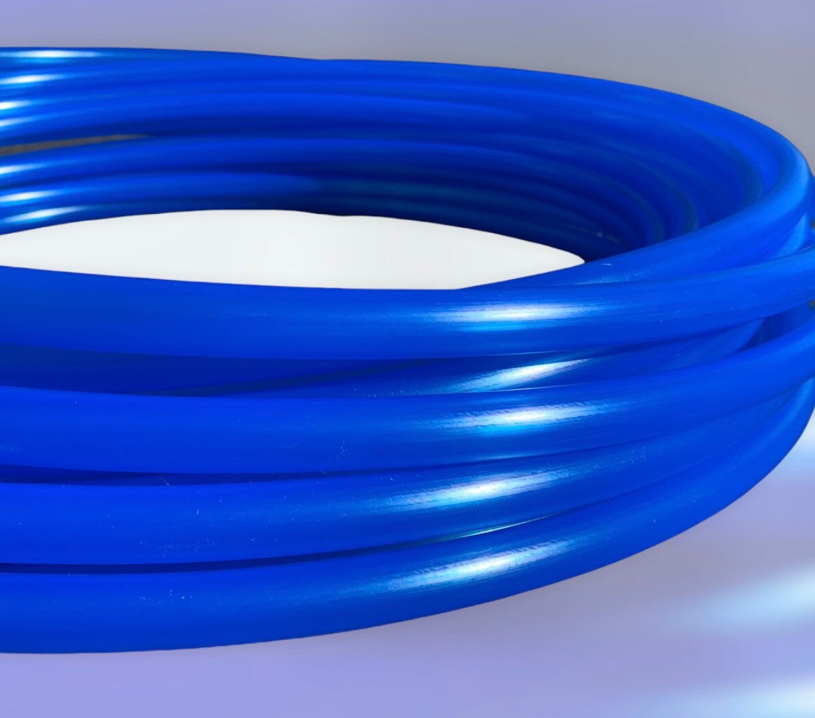UV Reactive Blue Collapsible Polypro Hula Hoop 5/8" or 3/4”
