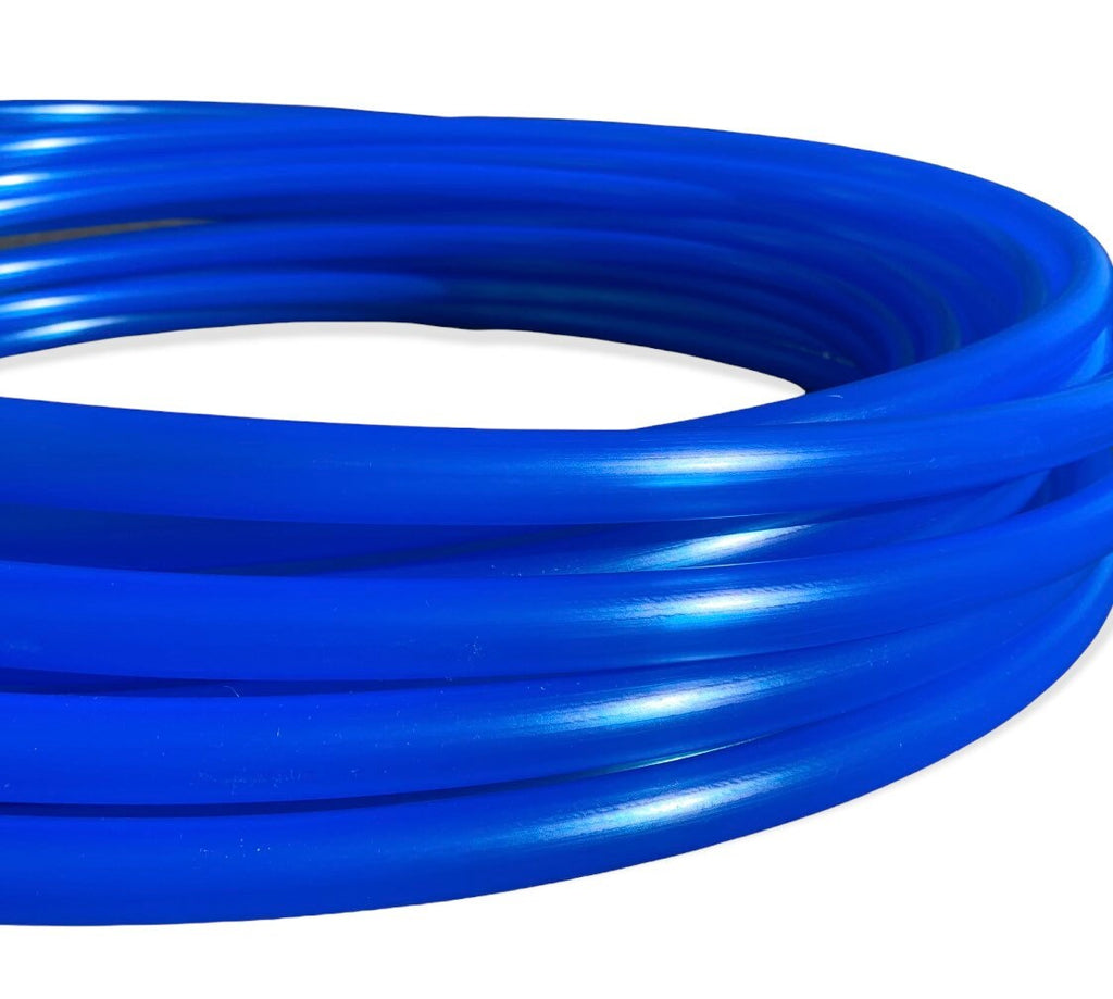 UV Reactive Blue Collapsible Polypro Hula Hoop 5/8" or 3/4”