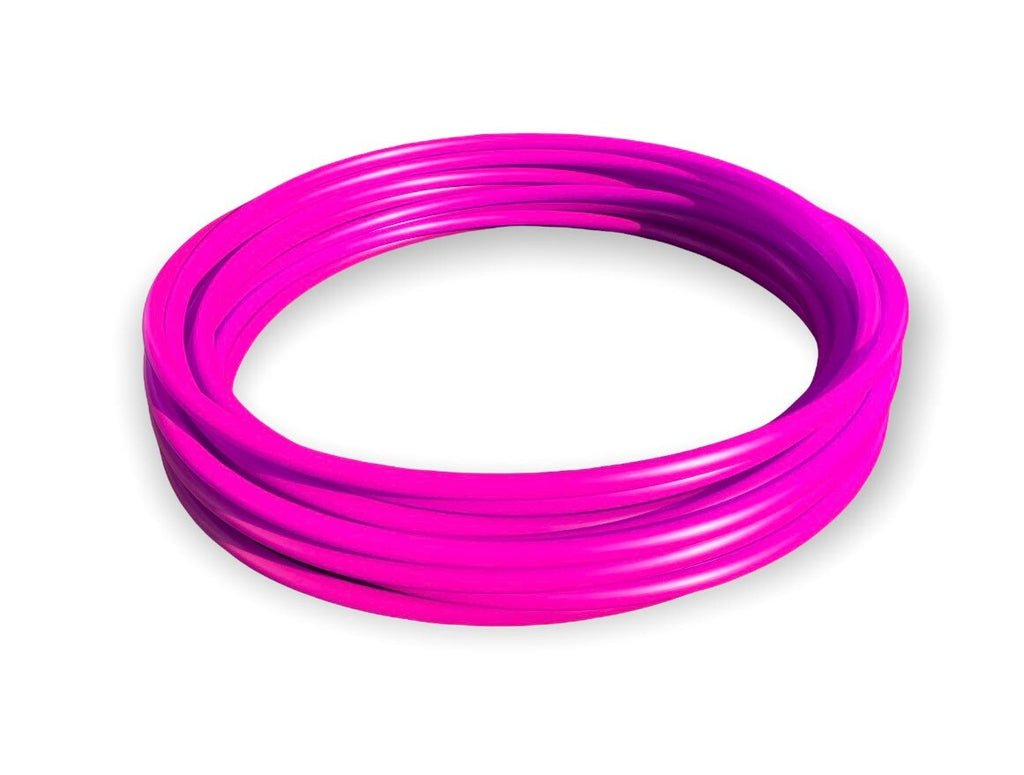 UV Reactive Fuchsia Purple Collapsible Polypro Hula Hoop 5/8" or 3/4”