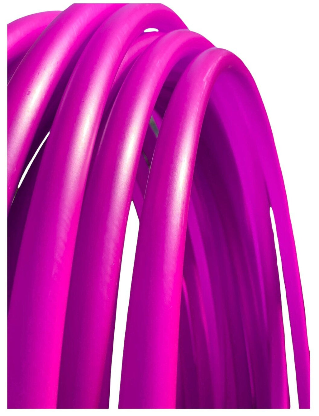 UV Reactive Fuchsia Purple Collapsible Polypro Hula Hoop 5/8" or 3/4”