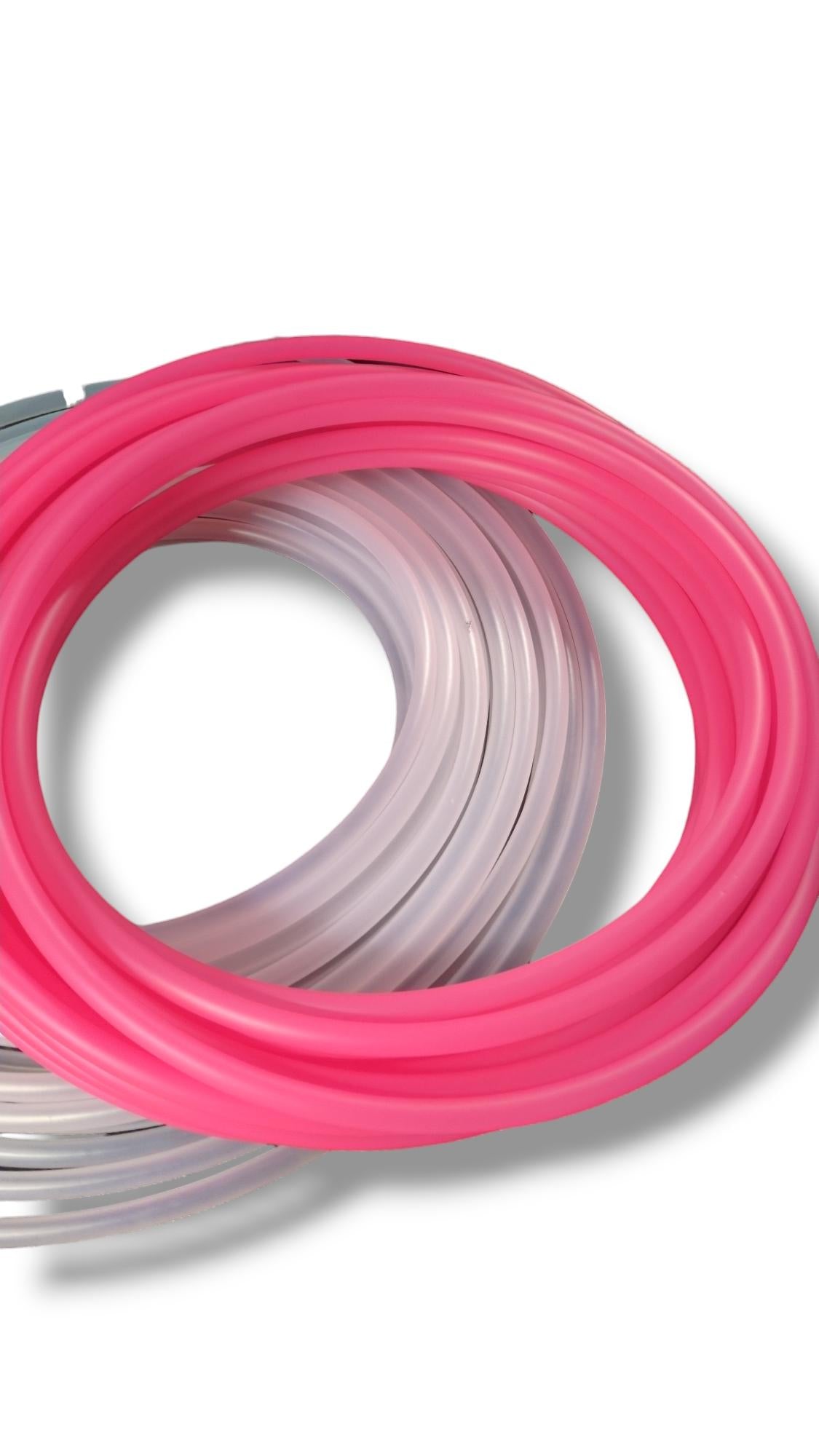 UV Reactive Pink Collapsible Polypro Hula Hoop 5/8" or 3/4”