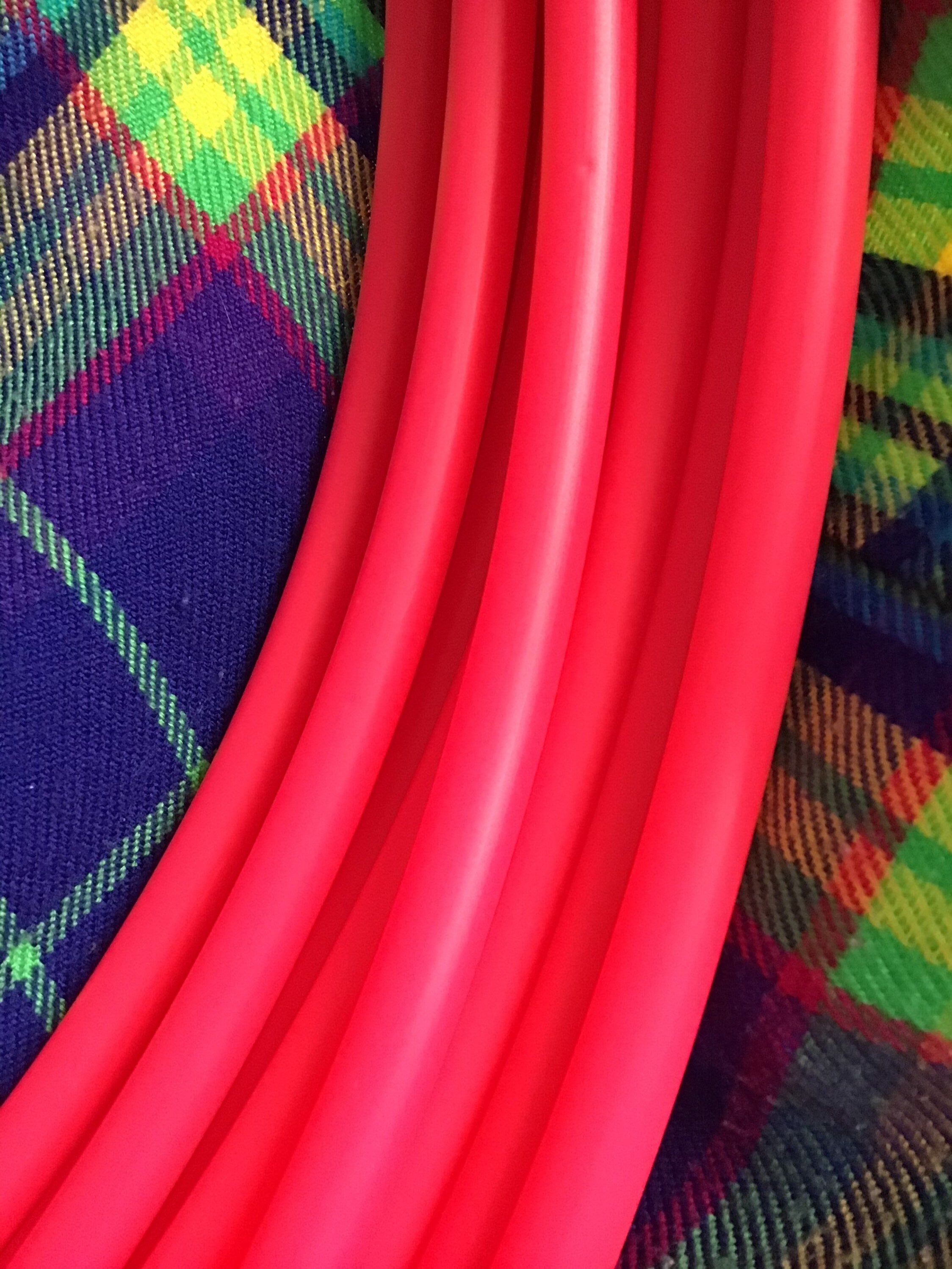 UV Reactive Pink Collapsible Polypro Hula Hoop 5/8" or 3/4”