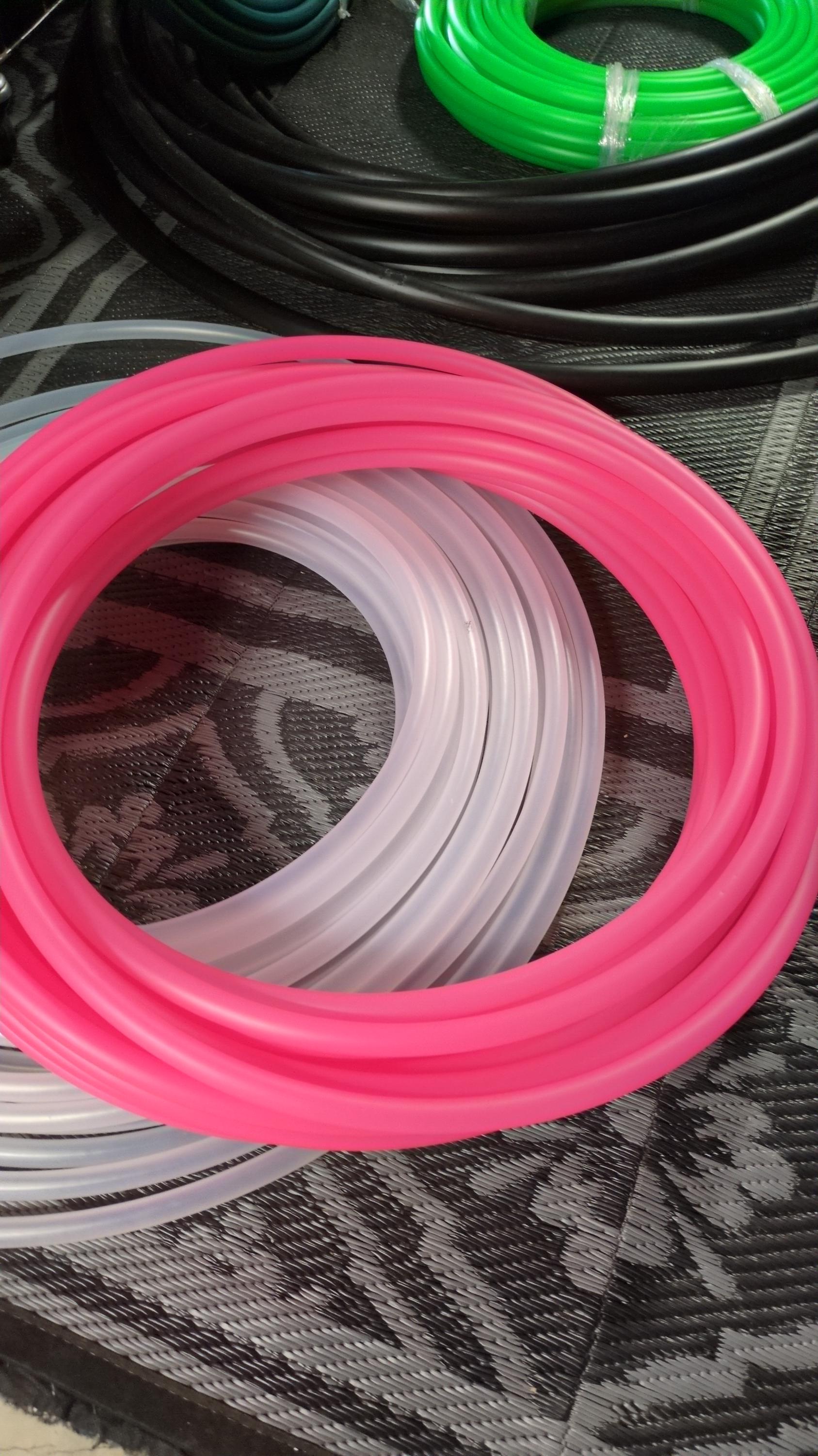 UV Reactive Pink Collapsible Polypro Hula Hoop 5/8" or 3/4”