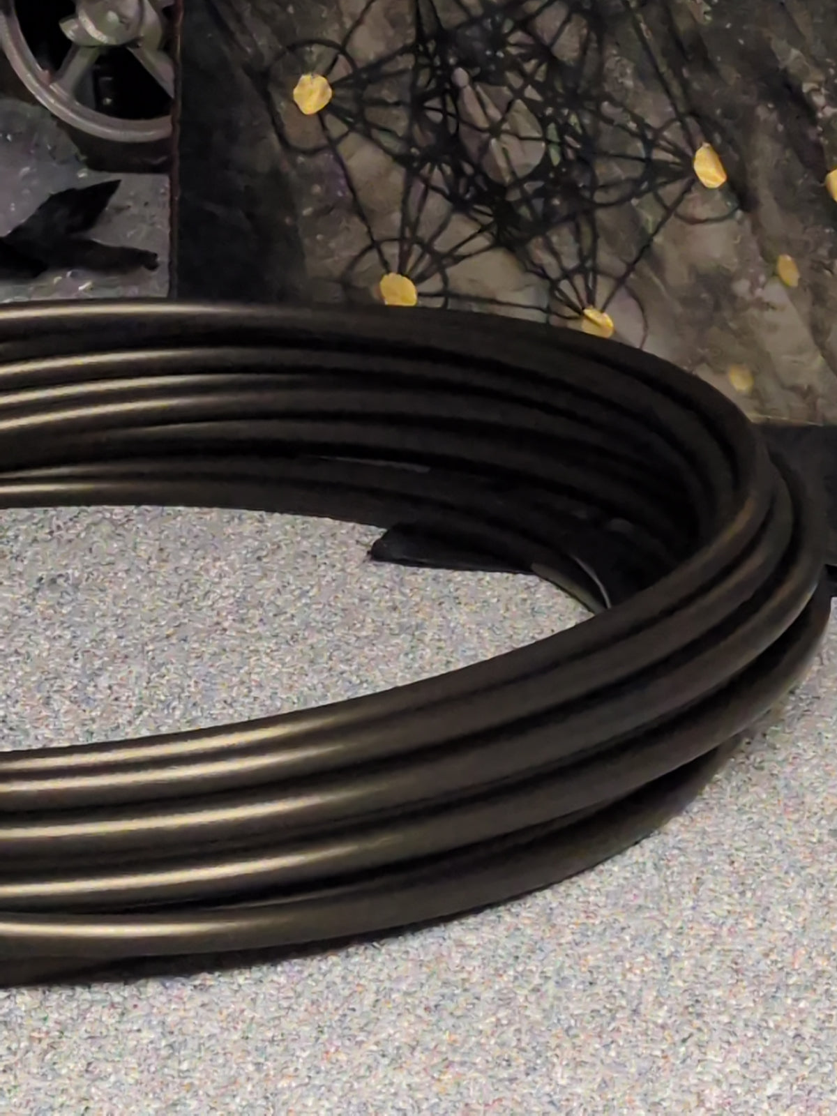 Apollo Black Color-Shifting Collapsible Polypro Hula Hoop 5/8" or 3/4”